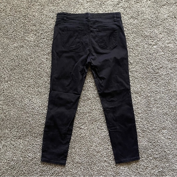 Buffalo David Bitton Daily Mid-Rise Stretch Skinny Ankle Grazer Blk Pants 10/30 - Picture 4 of 14